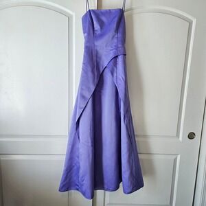 Morgan & Co Prom Dress Size 5/6 Lavender Y2K 90s Corset Formal Gown Vintage